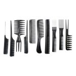 Kit 10 Pentes De Corte Cabeleireiro E Barbeiro Profissional