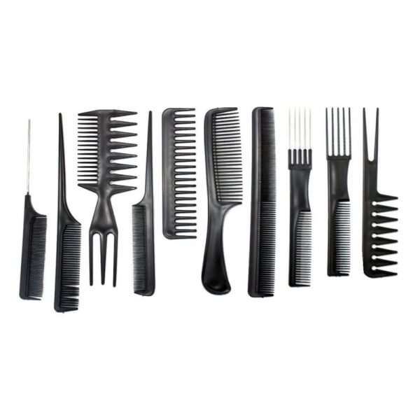 Kit 10 Pentes De Corte Cabeleireiro E Barbeiro Profissional