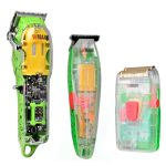 Kit 3 Maquina De Cabelo Wmark Ng308 Ng987 Ng202 Combo Verde