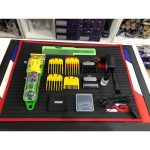 Kit 3 Maquina De Cabelo Wmark Ng308 Ng987 Ng202 Combo Verde