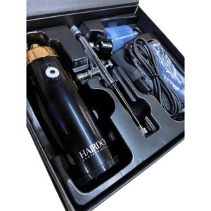Kit Completo Aerográfia Mini Compressor A Bateria + Aerógrafo