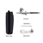 Kit Completo Aerográfia Mini Compressor A Bateria + Aerógrafo