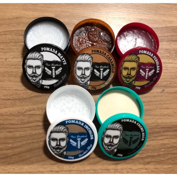 Kit De Pomadas Para Cabelo Two Brothers 70g 5 Unidades