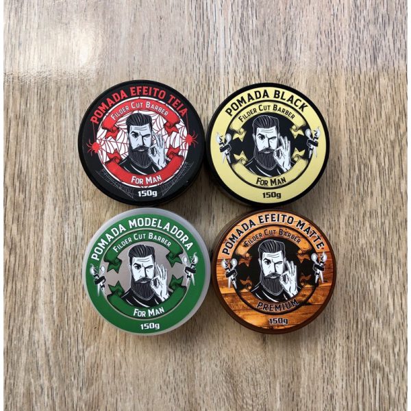 Kit Pomadas Modeladora Filder Cut 150g (Esse valor só se aplica ao combo as 4 cores)