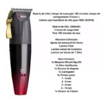 Máquina de Corte Wmark NG-222 Vermelha